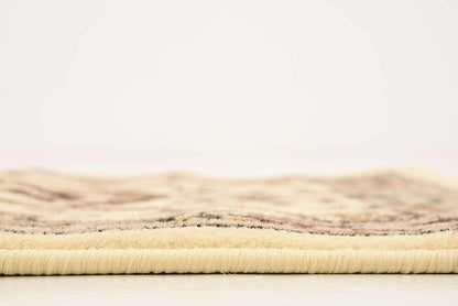 Unique Loom Sialk Hill Collection Area Rug - Washington (2' 2" x 8' 2" Runner Ivory/Black)