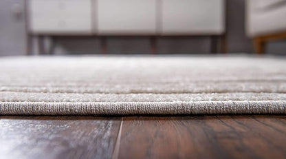 Unique Loom Sabrina Soto Outdoor Collection Geometric, Modern, Vibrant, Carved Area Rug (4' 0 x 6' 0 Rectangular, Beige)