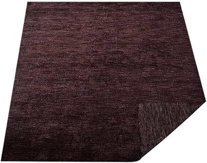 Hand Knotted Loom Wool ECO-Friendly Area Rugs - 2'6"x8', Runner, Light Blue Color, Solid Plain Design, High Pile Handmade Anti Skid Area Rugs for Living Room, Bed Room (L00111)
