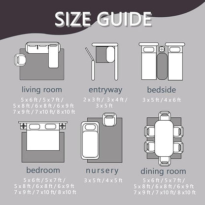 Abstract Rug, 4x7 Rug, Stained Glass Rugs for Living Room Bedroom, Modern Large Area Rug, Washable Rug Non Slip Soft Indoor Carpet, Kids and Pets Friendly, Abstract Home & Room Decor