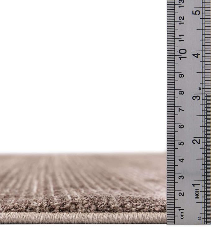 Unique Loom Finsbury Collection Area Rug - Kate (2' x 6' 1" Runner, Brown)