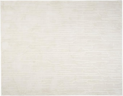 Revival Rugs Ebb 7'10"x10' Washable Area Rug for Living Room Bedroom - 100% Recycled Oeko-TEX Certified, Medium Pile, Beige, Cream