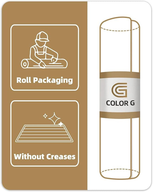Color&Geometry Door Mat 2'4"x10' Runner Rug with Rubber Backing, Non Slip Washable Hallway Rug, Carpet Runners for Hallway Living Room Bedroom, Brown (Rolled-up NO Creases)