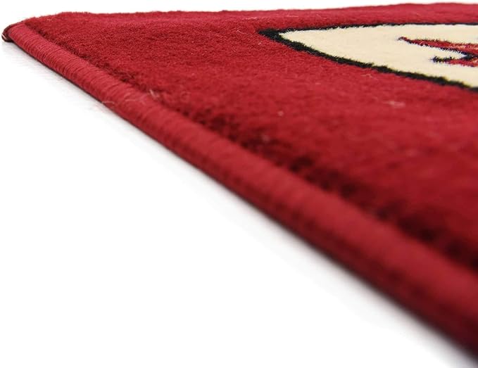 Unique Loom Espahan Collection Area Rug - Cape Cod (8'Square, Red/ Beige)