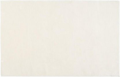 Revival Rugs Stripe 3'11"x6'1" Machine Washable Area Rug for Kitchen Bedroom - 100% Recycled Oeko-TEX Certified, Medium Pile, Beige, Cream