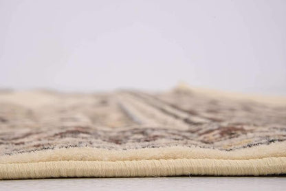 Unique Loom Reza Collection Traditional Persian Style Area Rug, Rectangular 7' 1" x 10' 0", Ivory/Brown