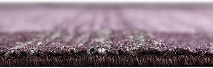 Rugs.com Angelica Collection Rug – 8 Ft Square Violet Medium Rug Perfect for Living Rooms, Kitchens, Entryways