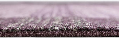 Rugs.com Angelica Collection Rug – 8' x 11' Violet Medium Rug Perfect for Living Rooms, Large Dining Rooms, Open Floorplans