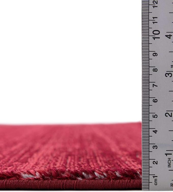Unique Loom Finsbury Collection Area Rug - Kate (2' x 9' 10" Runner, Red)