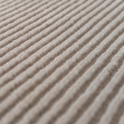 Revival Rugs Stripe 7'10"x10' Washable Area Rug for Living Room Bedroom - 100% Recycled Oeko-TEX Certified, Medium Pile, Taupe