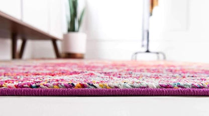Unique Loom Trellis Frieze Collection Area Rug - Geometric (9' x 12', Multi/ Ivory)