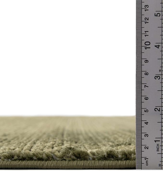 Unique Loom Finsbury Collection Area Rug - Kate (7' 10" Square, Green)