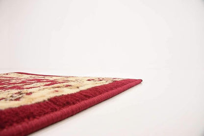 Unique Loom Sialk Hill Collection Area Rug - Washington (2' 2" x 8' 2" Runner Burgundy/Cream)