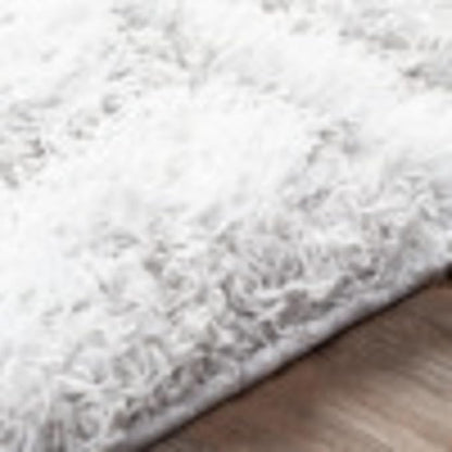 Livabliss Hapsburg Moroccan Shag Area Rug, 2' x 2'11", Light Gray