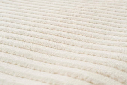 Revival Rugs Record 2'7"x9' Machine Washable Runner Rug for Hallway Entryway - 100% Recycled Oeko-TEX Certified, Medium Pile, Beige, Cream