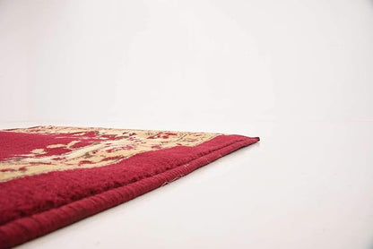 Unique Loom Reza Collection Traditional Persian Style Area Rug, 2 ft 2 in x 8 ft 2 in, Burgundy/Ivory