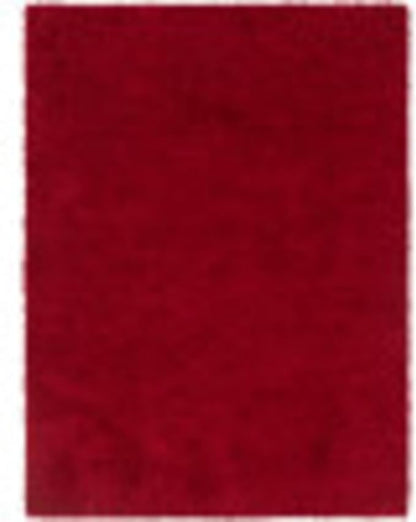Artistic Weavers Solid Plush Blissful Shag Area Rug, 7'10" x 10', Red