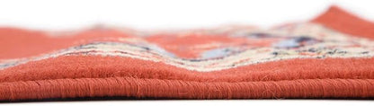 Unique Loom Reza Collection Traditional Persian Style Area Rug, 2 ft 2 in x 8 ft 2 in, Terracotta/Ivory