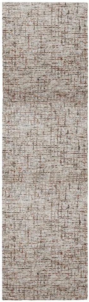Hand Tufted Wool ECO-Friendly Area Rugs - 2'6''x11', Runner Shape, Beige & Brown, Solid Plain Design, High Pile Thick Handmade Area Rugs for Living Room, Bed Room (KWC111)