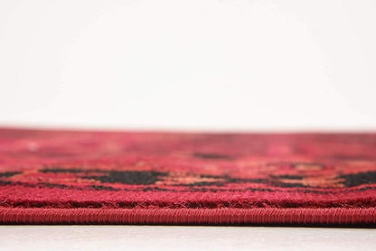 Unique Loom Tekke Collection Area Rug - Sheibani (9' x 12' Rectangle, Red/ Black)
