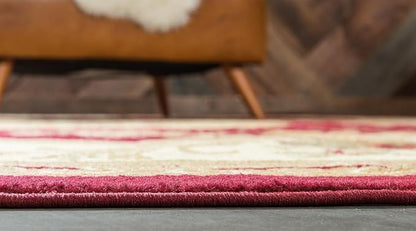 Unique Loom Versailles Collection Traditional Classic Floral Motif Area Rug (2' 2 x 3' 0 Rectangular, Burgundy/ Ivory)