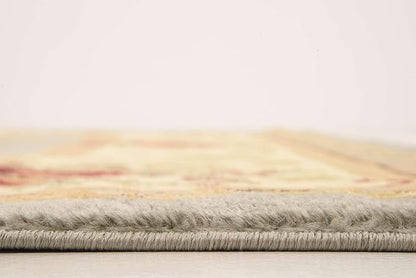 Unique Loom Versailles Collection Area Rug - Henry (7' 10" Square Light Blue/Cream)