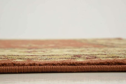 Unique Loom Voyage Collection Traditional Oriental Classic Intricate Design Area Rug (10' 6 x 16' 5 Rectangular, Terracotta/Ivory)