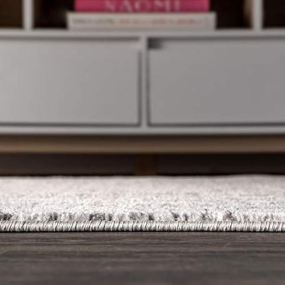 JONATHAN Y Boho Vintage Diamond Cream/Gray Runner Rug 2X8 ft, Moroccan Hype for Living Room, Bedroom, Kitchen, Office, Easy-Cleaning, High Traffic, Pet-Friendly, Non-Shedding (MOH101B-28)