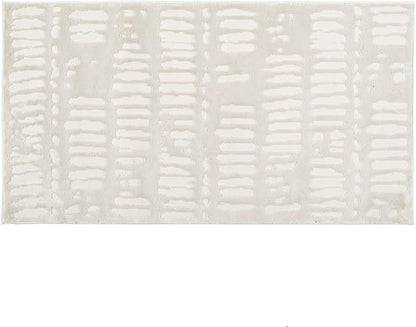 Revival Rugs Shell 2'7"x4'11" Machine Washable Area Rug for Kitchen Bedroom - 100% Recycled Oeko-TEX Certified, Medium Pile, Beige, Cream