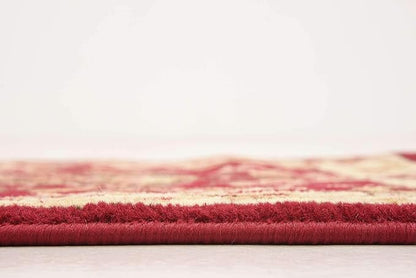 Unique Loom Sialk Hill Collection Area Rug - Washington (2' 2" x 8' 2" Runner Burgundy/Cream)