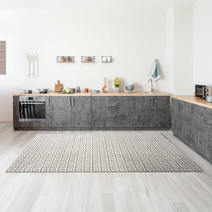 LUXE WEAVERS Geometric Greek Pattern Area Rug, Gray, 8'X10'