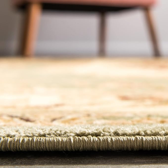 Rugs.com Chateau Collection Rug - 10' x 14' Green Medium Pile Rug