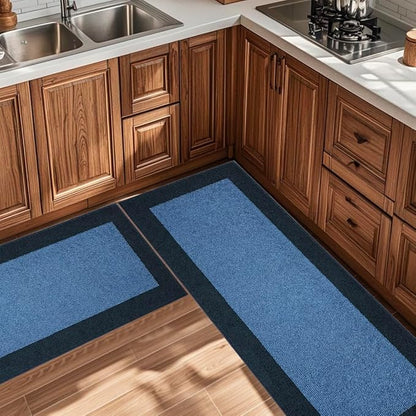 Machine Washable Runner Rug 24" x 70", Non Slip Kitchen Mat for Floor, Absorbent Entryway Rug for Kitchen, Bedroom, Hallway, Bathroom, Door (Roll Packing)