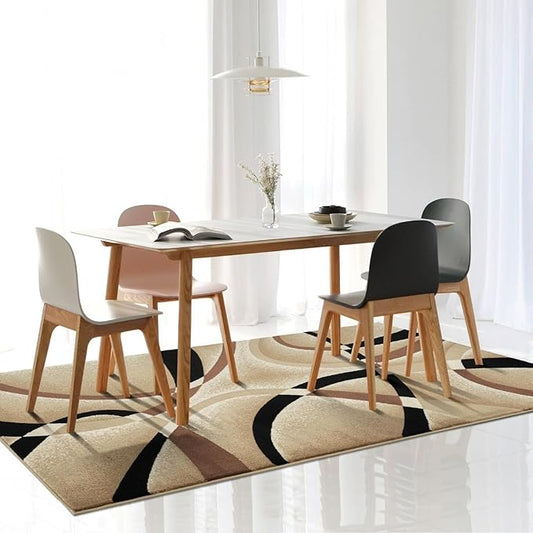 Persian Area Rugs 2305 Beige Modern Area Rugs,2 x 3 ft