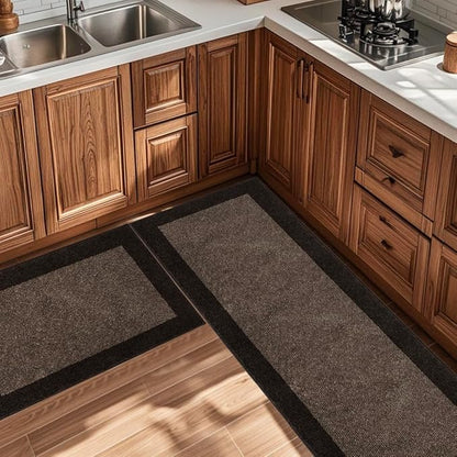 Machine Washable Kitchen Rug 24" x 70", Non Slip Kitchen Mat for Floor, Absorbent Entrance Runner Rug for Bedroom, Hallway, Bathroom, Door (Roll Packing)