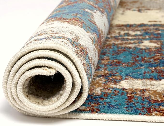 LUXE WEAVERS Lagos Collection Passion 2x3 Abstract Area Rug