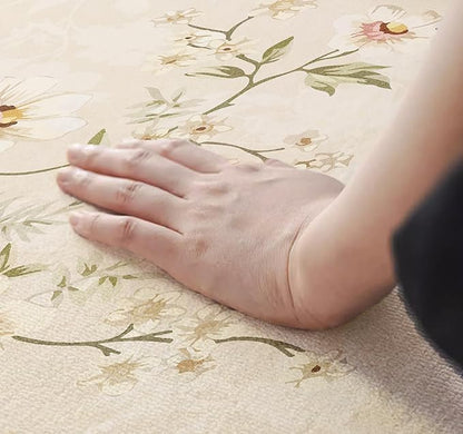 Layered Circle Geometric Rug Modern Abstract Morandi Color Pattern Area Rugs for Living Room Nursery Bedroom Dining Room Green and Black Beige 4x6 Deco Indoor Carpet Hallway Kitchen Mat
