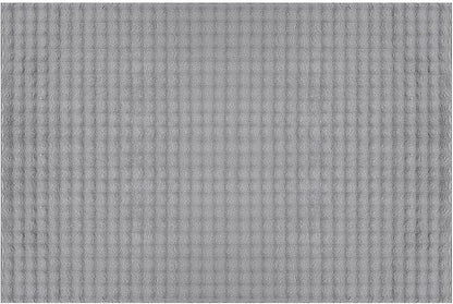 CAMILSON Modern Gray Non Slip Door Mat Rug 2x3 Ultra Soft High Pile Entryway Rugs Non Skid Rubber Backing Durable & Easy to Clean Carpet for Kitchen Bathroom Indoor Use (2 x 3 Gray)
