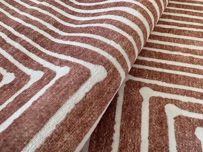 GLN Rugs Contemporary Collection - Machine Washable Area Rug, Contemporary Washable, Non Slip, Low Pile Chenille Rug, Living Room, Bedroom, Kitchen Rug (8' x 10' Beige Orange)