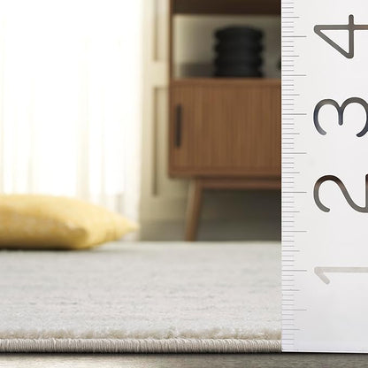 SAFAVIEH Area Rug 4x6 - Adirondack Collection - Sage & Ivory, Modern Ombre Design, Non Shedding & Easy to Clean, Ideal for Living Room, Bedroom, Office, Dining Space (ADR113X)