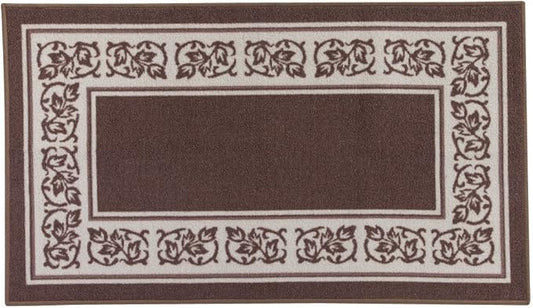Floral Border Rug