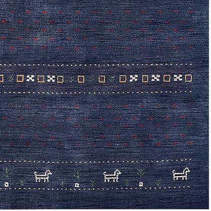 Hand Knotted Loom Wool ECO-Friendly Area Rugs - 2'6''x6', Runner, Brown Color, Solid Plain Design, High Pile Handmade Anti Skid Area Rugs for Living Room, Bed Room (L00111)