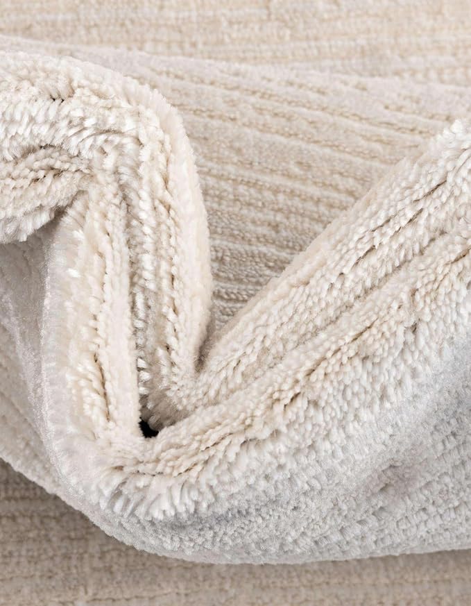 Unique Loom Finsbury Collection Area Rug - Kate (7' x 10' Rectangle, Ivory/ Beige)