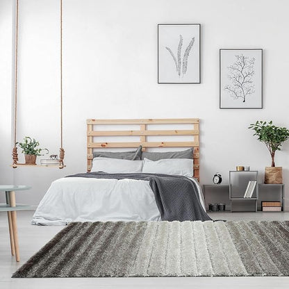 LUXE WEAVERS Lantanas Collection 7119 Grey 5x7 Modern Geometric Area Rug