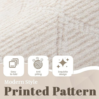 9x12 Area Rug Living Room: Washable Boho Geometric Moroccan Rug Neutral Modern Farmhouse Indoor Soft Non Slip Ultra Thin Large Printed Pattern Carpet for Bedroom Home Office (Beige, 9'x12')