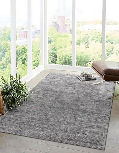 Unique Loom Finsbury Collection Area Rug - Kate (7' 1" x 10' Rectangle, Gray/ Ivory)