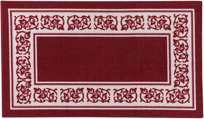 Floral Border Rug