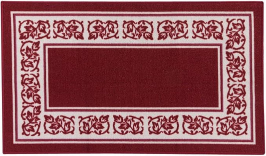 Floral Border Rug