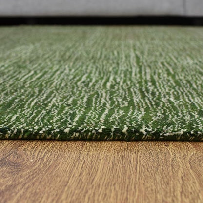 Hand Knotted Loom Wool ECO-Friendly Area Rugs - 3'x5', Rectangle, Light Red Color, Solid Plain Design, High Pile Handmade Anti Skid Area Rugs for Living Room, Bed Room (L00111)