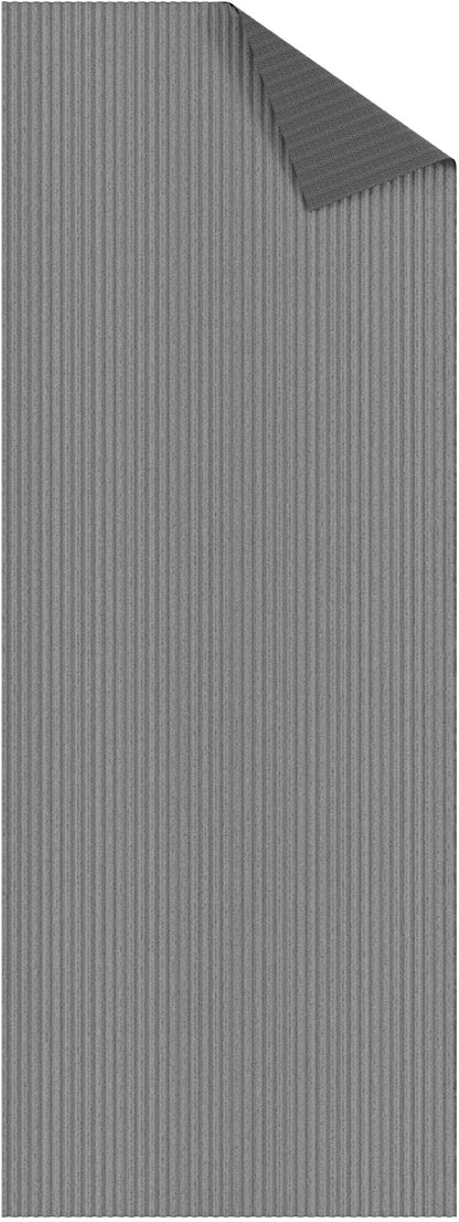 Ottomanson 3'11" x 15' Hallway Runner with Scraper Pile - Extra Durable Non-Slip Rug Mat for Indoor & Outdoor Use - Ideal for Kitchen, Entryway & Garage - High-Traffic Carpet, Gray